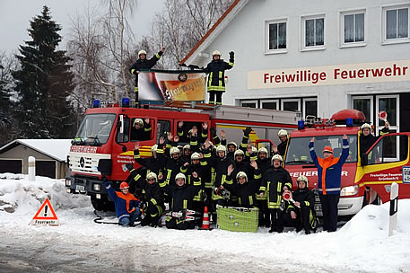 Mannschaft der FF Grünbach